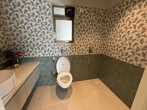 Bathroom in 4 BHK Apartment at Vastu Tower, Malad West – for Rent