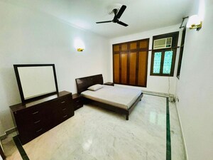 Bedroom in  Builder Floor at Ansal Sushant Apartments, Sushant Lok I – for Rent