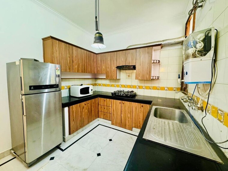 Kitchen, ansal-sushant-apartments  1450 Sq.Ft. Builder Floor In Sushant Lok I Gurgaon 10314600