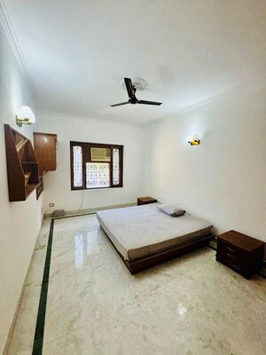 Living Room in  Builder Floor at Ansal Sushant Apartments, Sushant Lok I – for Rent