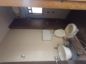 Bathroom in 3 BHK Apartment at Runwal Garden City, Balkum Pada – for Rent