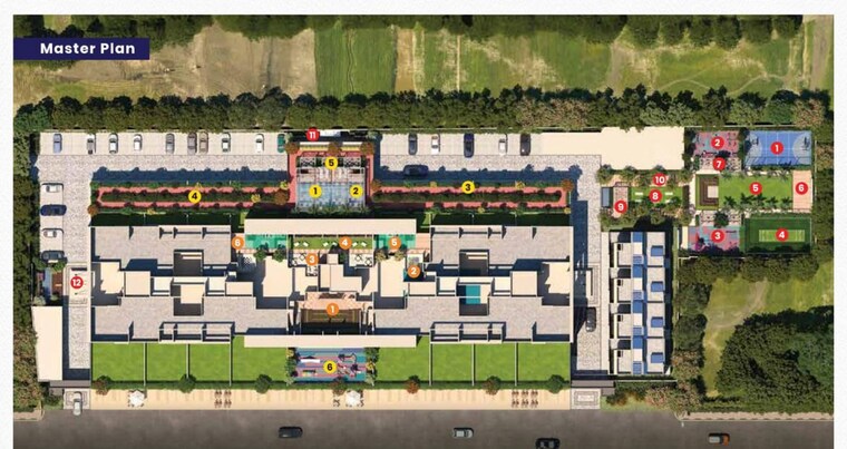 Master Plan, garve-akshara-grandeur 2 Bedroom 776 Sq.Ft. Apartment In Punawale Pune 10314612