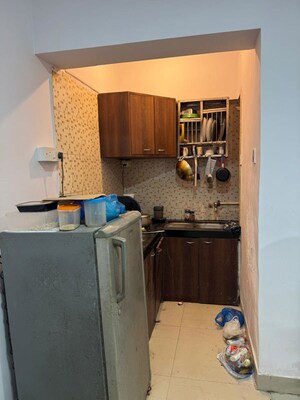 Kitchen in 1 RK Apartment at Royal Palms Diamond Isle Phase I, Goregaon East – for Rent