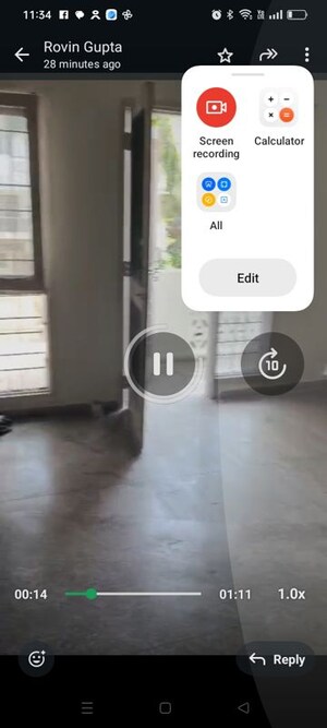 Bathroom in 3 BHK Apartment at RWA Jalvayu Vihar, Sector 25 – for Rent