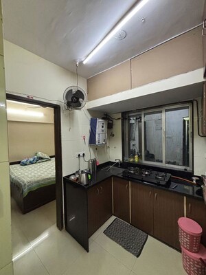 Kitchen in 1 BHK Apartment at Bhakti Heights Tilak Nagar, Tilak Nagar – for Rent