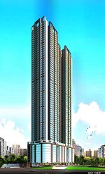 3 BHK + Pooja Room 1248 Sq.Ft. Apartment in N Rose Northern Hills