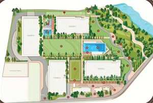 Master Plan in 3 BHK Apartment at Birla Punya, Sangamvadi – for Sale