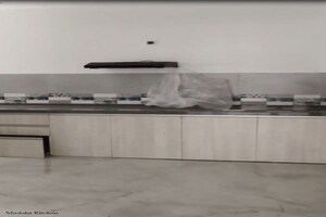 Kitchen in 3 BHK Apartment at Unique Youtopia, Kharadi – for Rent