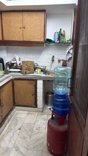 Kitchen in 2 BHK Builder Floor at Lajpat Nagar – for Rent