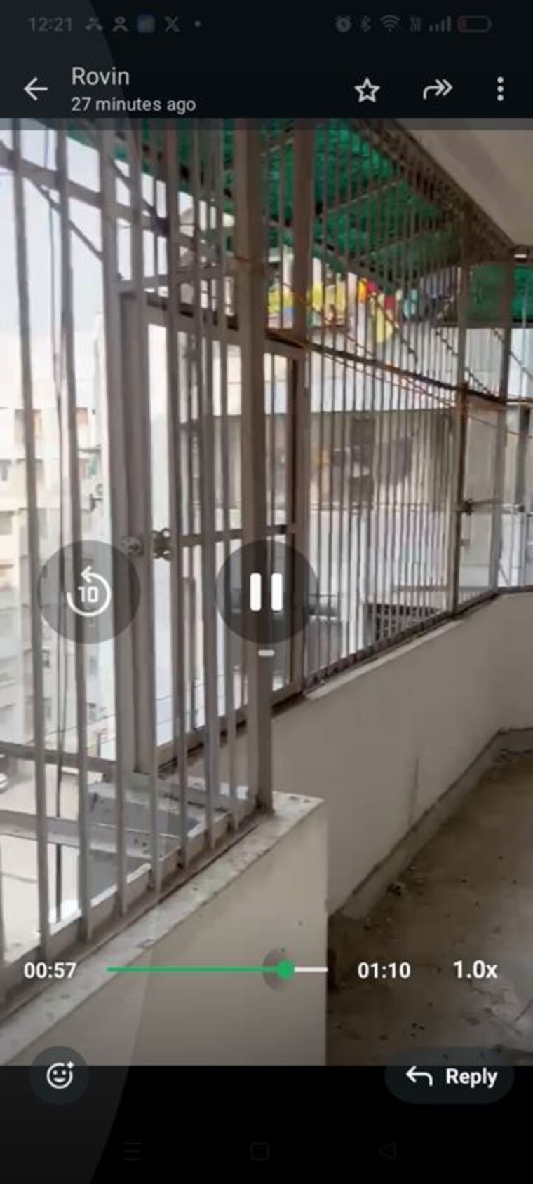 Balcony, jal-vayu-vihar-noida 3 Bedroom 1216 Sq.Ft. Apartment In Sector 21 Noida 10314805
