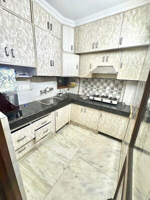 Kitchen in 2 BHK Builder Floor at Lajpat Nagar I – for Rent