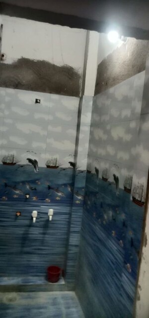 Bathroom in 1 BHK Independent House at Vishesh Khand, Gomti Nagar – for Rent