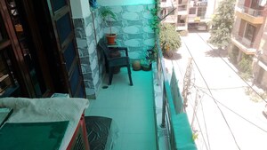 Balcony in 2 BHK Builder Floor at Guru Nanak Enclave, Dhakoli – for Sale