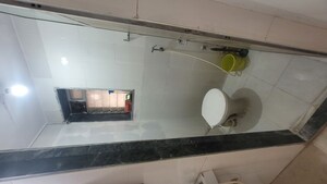 Bathroom in 1 BHK Apartment at Ashoka CHS, Vasant Vihar – for Rent