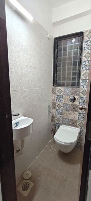 Bathroom in 1 BHK Apartment at Vaibhav Wisteria Residency, Santacruz East – for Rent