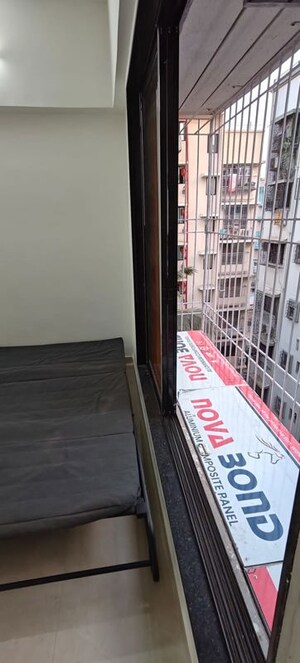 Balcony in 1 BHK Apartment at Vaibhav Wisteria Residency, Santacruz East – for Rent