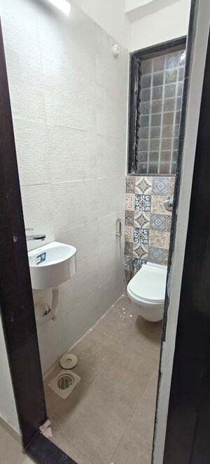 Bathroom in 1 BHK Apartment at Vaibhav Wisteria Residency, Santacruz East – for Rent