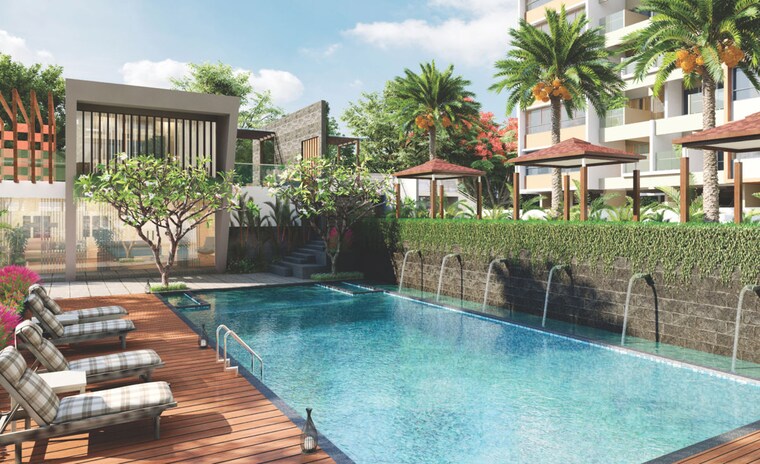 Swimming Pool, tathawade 2 Bedroom 786 Sq.Ft. Apartment In Tathawade Pune 10314916