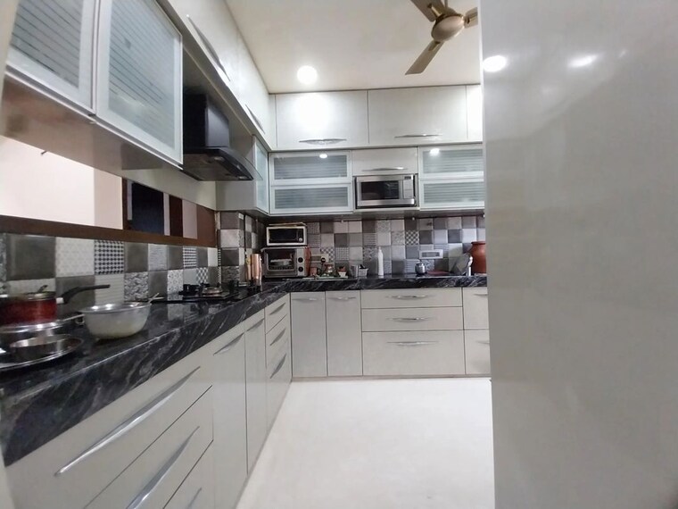 Kitchen, adhiraj-cyprees-aqua 3 Bedroom 1200 Sq.Ft. Apartment In Kharghar Navi Mumbai 10315022