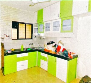 Kitchen in 2 BHK Apartment at Laxmi Vrindavan, Dhayari – for Sale