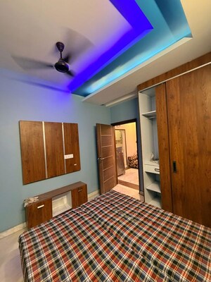 Bedroom in 2 BHK Builder Floor at Chattarpur – for Rent
