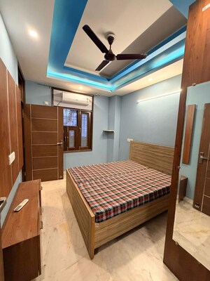 Bedroom in 2 BHK Builder Floor at Chattarpur – for Rent
