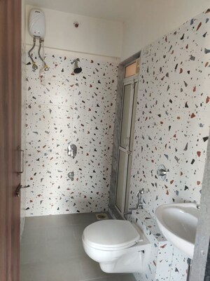 Bathroom in 1 BHK Apartment at Raunak Residency Thane, Pokhran Road No One – for Sale