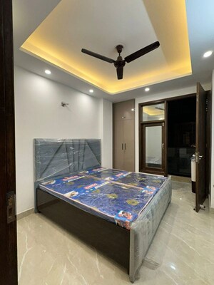 Bedroom in 2 BHK Builder Floor at Chattarpur – for Rent