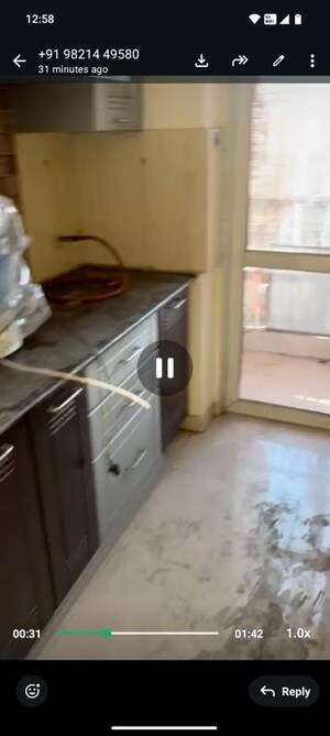Kitchen in 2 BHK Independent House at RWA Apartments, Sector 31 – for Rent