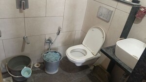 Bathroom in 1 BHK Apartment at Sargasan – for Rent