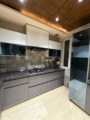 Kitchen in 3 BHK Builder Floor at Kalkaji – for Rent