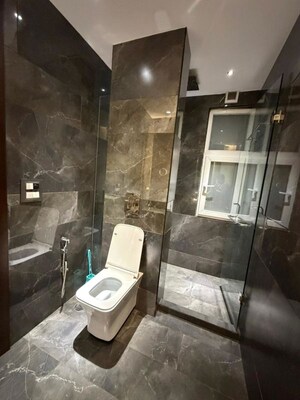 Bathroom in 3 BHK Builder Floor at Kalkaji – for Rent