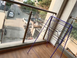 Balcony in 1 BHK Apartment at Bramhacorp Water Bay, Kalyani Nagar – for Rent