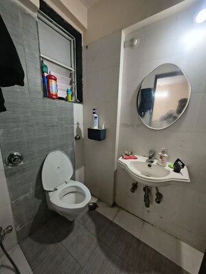 Bathroom in 3 BHK Apartment at Adhiraj Cypress, Kharghar – for Rent