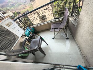 Balcony in 3 BHK Apartment at Adhiraj Cypress, Kharghar – for Rent