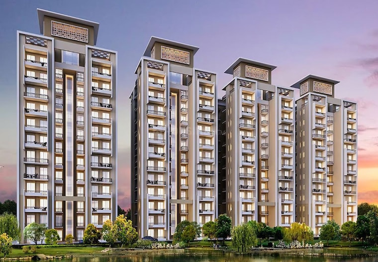 Exterior View, central-park-flower-valley-aqua-front-towers 4 Bedroom 2600 Sq.Ft. Apartment In Sohna Sector 33 Gurgaon 10315404