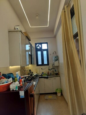 Kitchen in 3 BHK Apartment at Proview Officer City, Raj Nagar Extension – for Rent