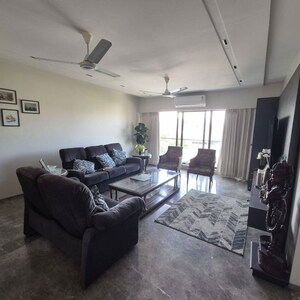 Living Room in 2 BHK Apartment at Juhu Breeze CHS, Santacruz West – for Rent