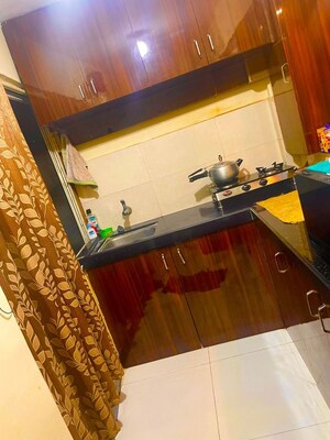 Kitchen in 1 BHK Apartment at Royal Palms, Goregaon East – for Rent