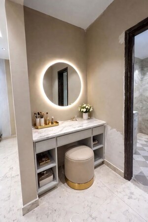 Bathroom in 4 BHK Builder Floor at Green Fields Colony – for Sale