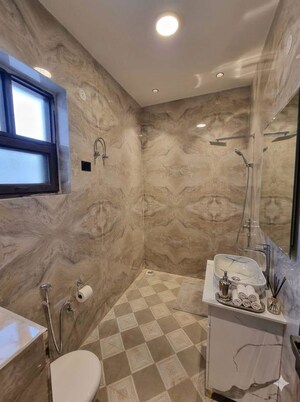 Bathroom in 4 BHK Builder Floor at Green Fields Colony – for Sale