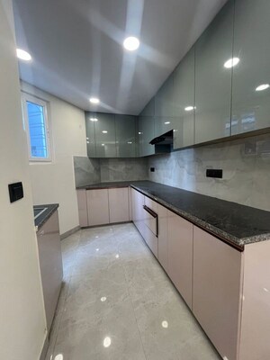 Kitchen in 3 BHK Builder Floor at Chattarpur – for Sale