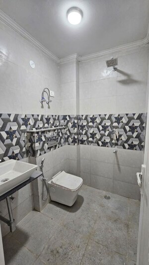 Bathroom in 2 BHK Builder Floor at Saket – for Rent