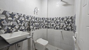 Bathroom in 2 BHK Builder Floor at Saket – for Rent