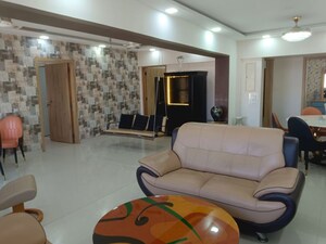 Living Room in 4 BHK Apartment at K Raheja Raheja Classique, Andheri West – for Rent