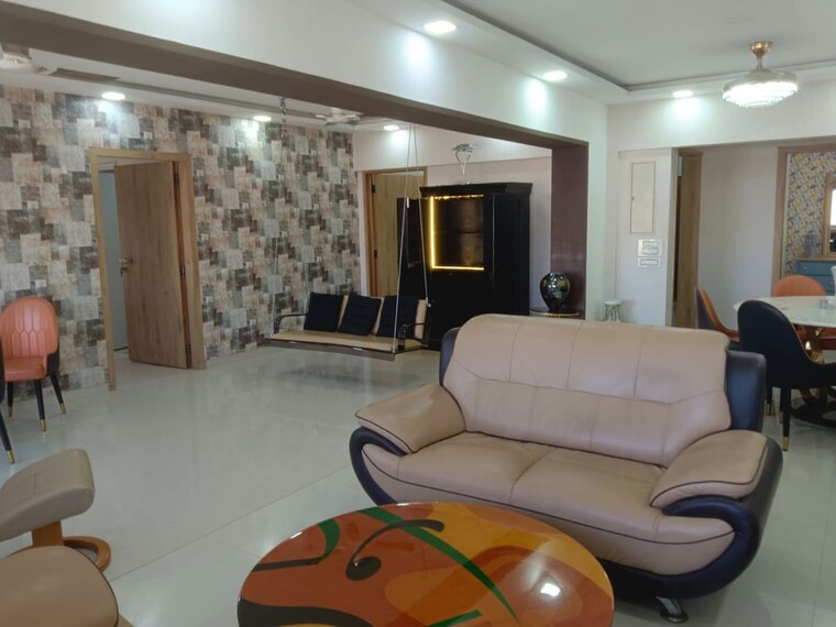 Living Room, k-raheja-raheja-classique 4 Bedroom 2000 Sq.Ft. Apartment In Andheri West Mumbai 10316080