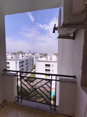 Balcony in 3 BHK Apartment at Central Park Lake Front Towers, Sohna Sector 33 – for Rent