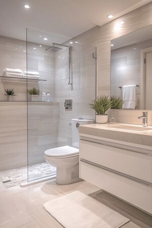 Bathroom in 4 BHK Villa at Haragadde – for Sale