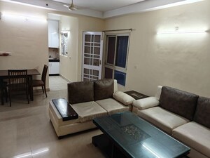 Living Room in 3 BHK Apartment at UPAVP Brahmputra Enclave, Siddharth Vihar – for Rent
