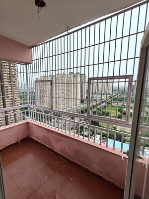 Balcony in 3 BHK Apartment at UPAVP Brahmputra Enclave, Siddharth Vihar – for Rent